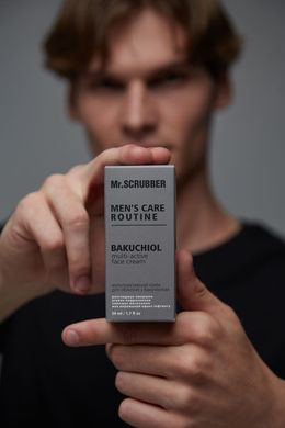 Фото Мультиактивный крем для лица с бакучиолом Men’s Care Routine Mr.SCRUBBER