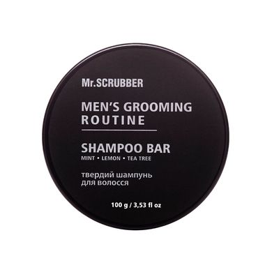 Фото Твердий шампунь для волосся Men’s Grooming Routine Mr.SCRUBBER