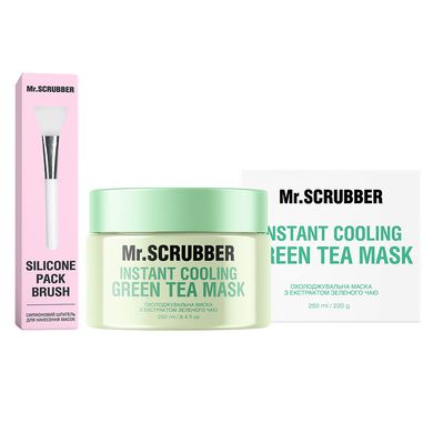 Фото Охолоджувальна маска для обличчя Instant Cooling Green Tea Mask з екстрактом зеленого чаю Mr.SCRUBBER