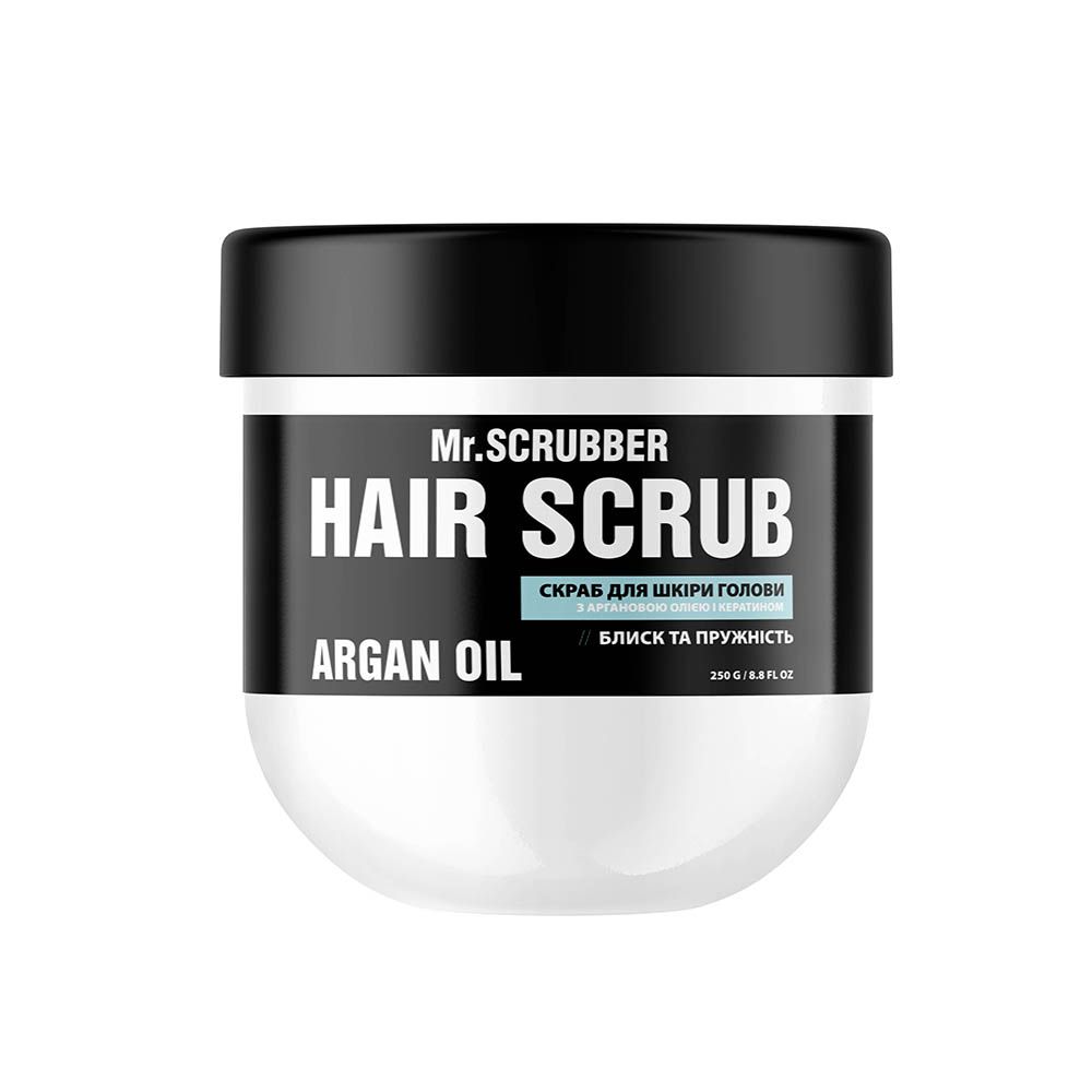 Скраб для кожи головы и волос Hair Scrub Argan Oil Mr.SCRUBBER купить в  Украине | Натуральная косметика Mr.scrubber