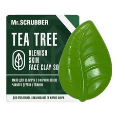 Фото Мыло для лица и тела с маслом чайного дерева Blemish Skin Face Clay Soap Tea Tree Mr.SCRUBBER