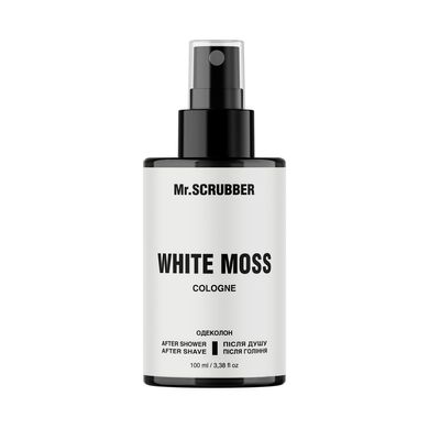 Одеколон після душу, після гоління White Moss Mr.SCRUBBER