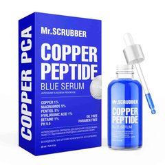 Фото Антиоксидантна сироватка для боротьби з недоліками, захисту і підтримання природного мікробіому шкіри Copper Peptide Blue Serum Mr.SCRUBBER
