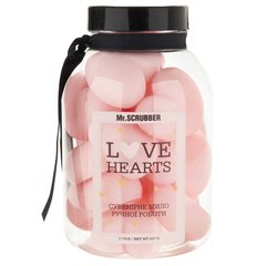 Фото Парфумоване мило ручної роботи Love Hearts Pink Mr.SCRUBBER (17 шт / NET WT 527 g)