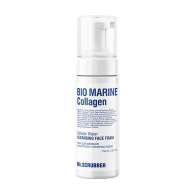 Фото Пінка для вмивання Bio Marine Collagen з колагеном і клітинною водою Mr.SCRUBBER